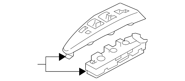 Window Switch - Kia (93575-4D212XBW)