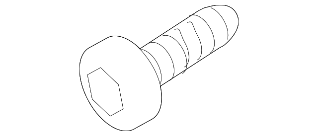 Lens & Housing Screw - Kia (12492-06187E)