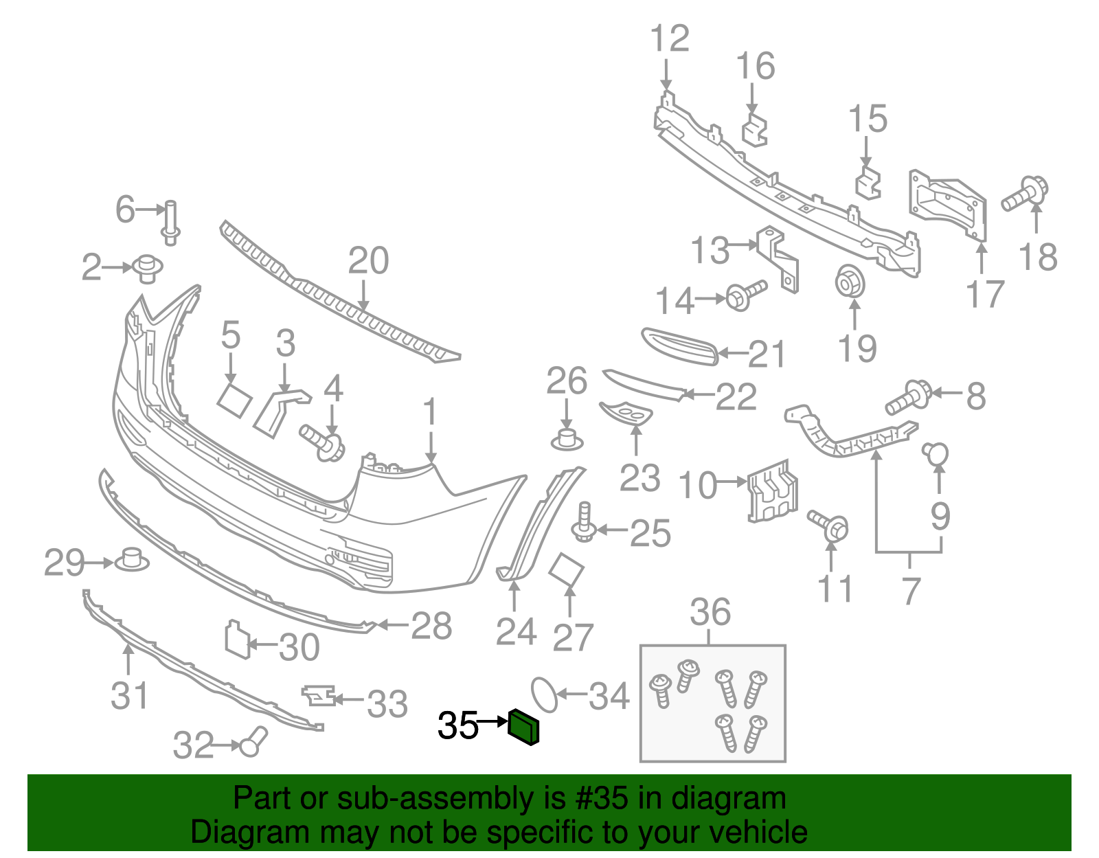 License Mount - Kia (86941-3K000)