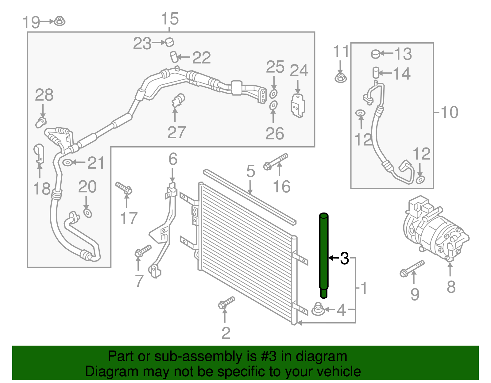 A/C Receiver Drier - Kia (97802-17000)