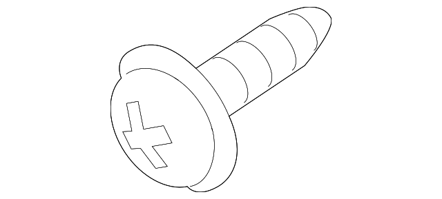 Fender Liner Retainer Screw - Kia (12493-06207E)