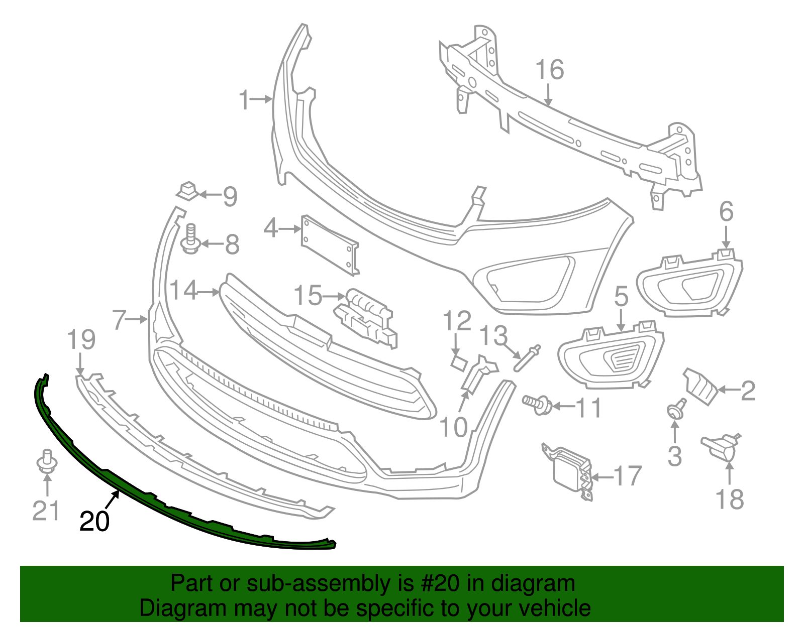 Valance - Kia (86567-C6000)