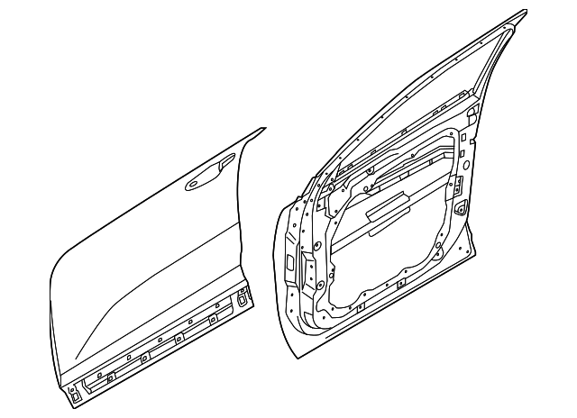 Door Shell - Kia (76004-C6000)
