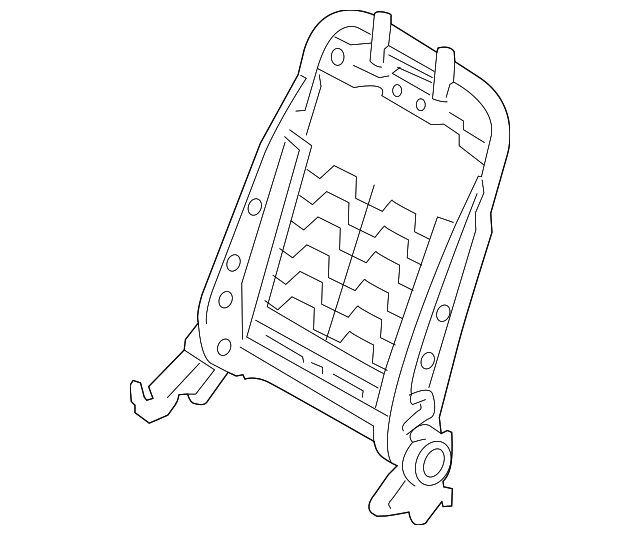 Seat Back Frame - Kia (88410-B2070)