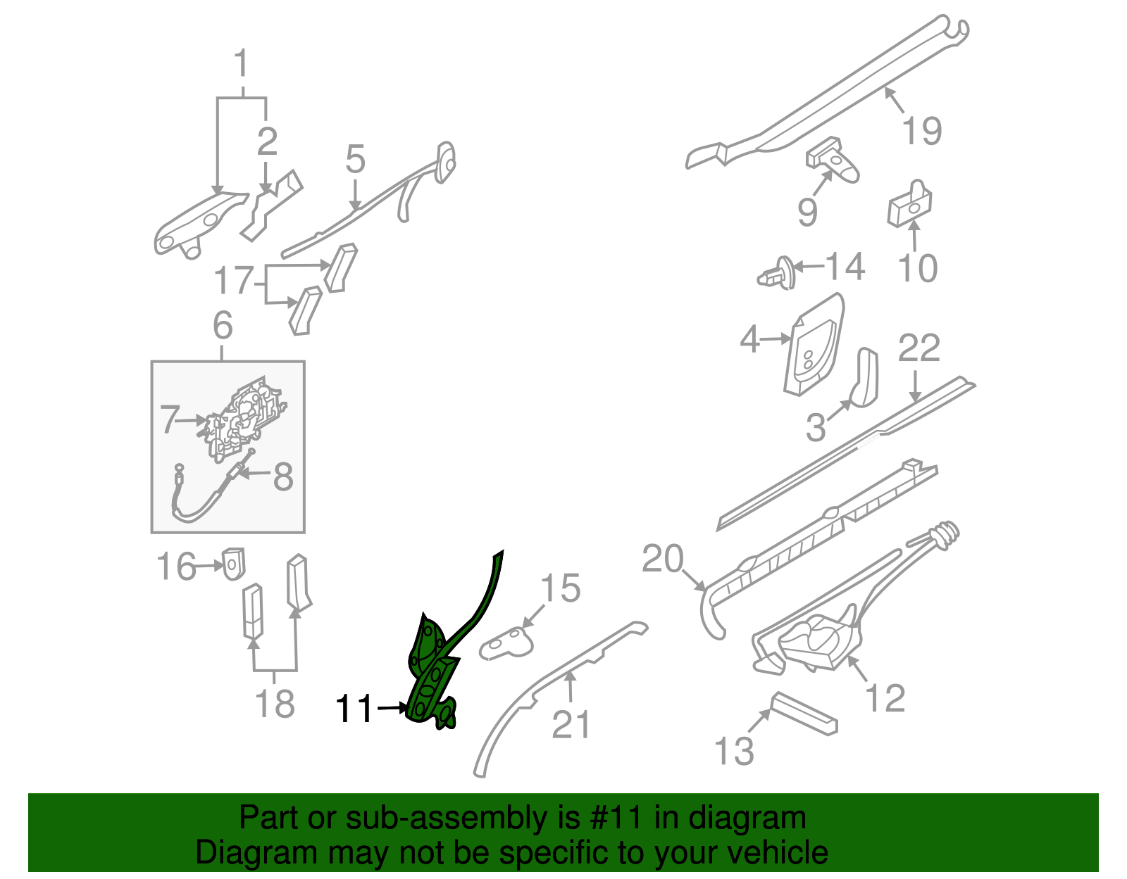 Roller Assembly - Kia (83930-4D000)
