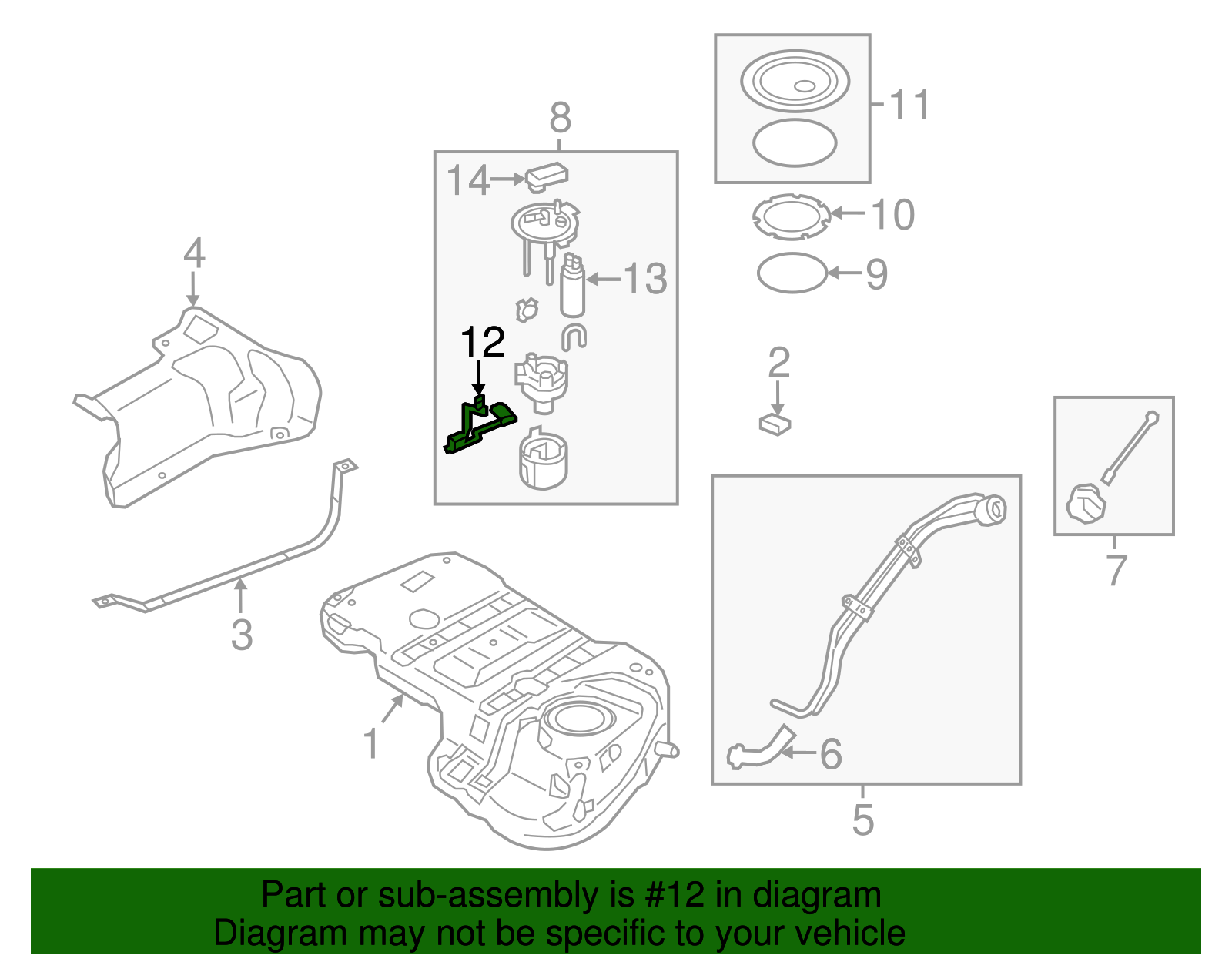 Fuel Gauge Sending Unit - Kia (94460-4Z000)