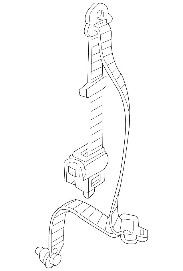 Lap & Shoulder Belt - Kia (89810-4D500CS)