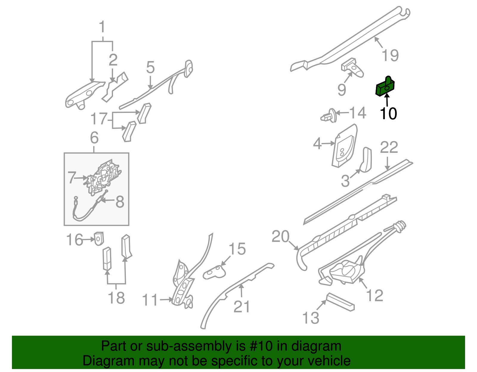 Roller Assembly - Kia (83940-4D000)