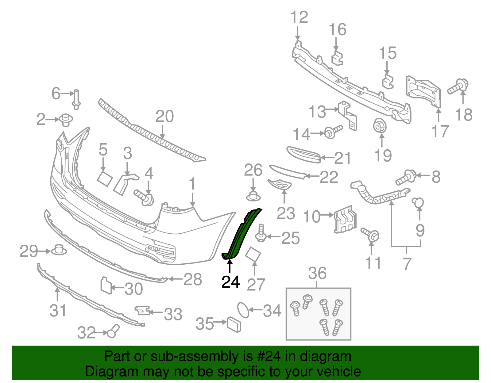 Wheel Opening Molding - Kia (86686-C6200)