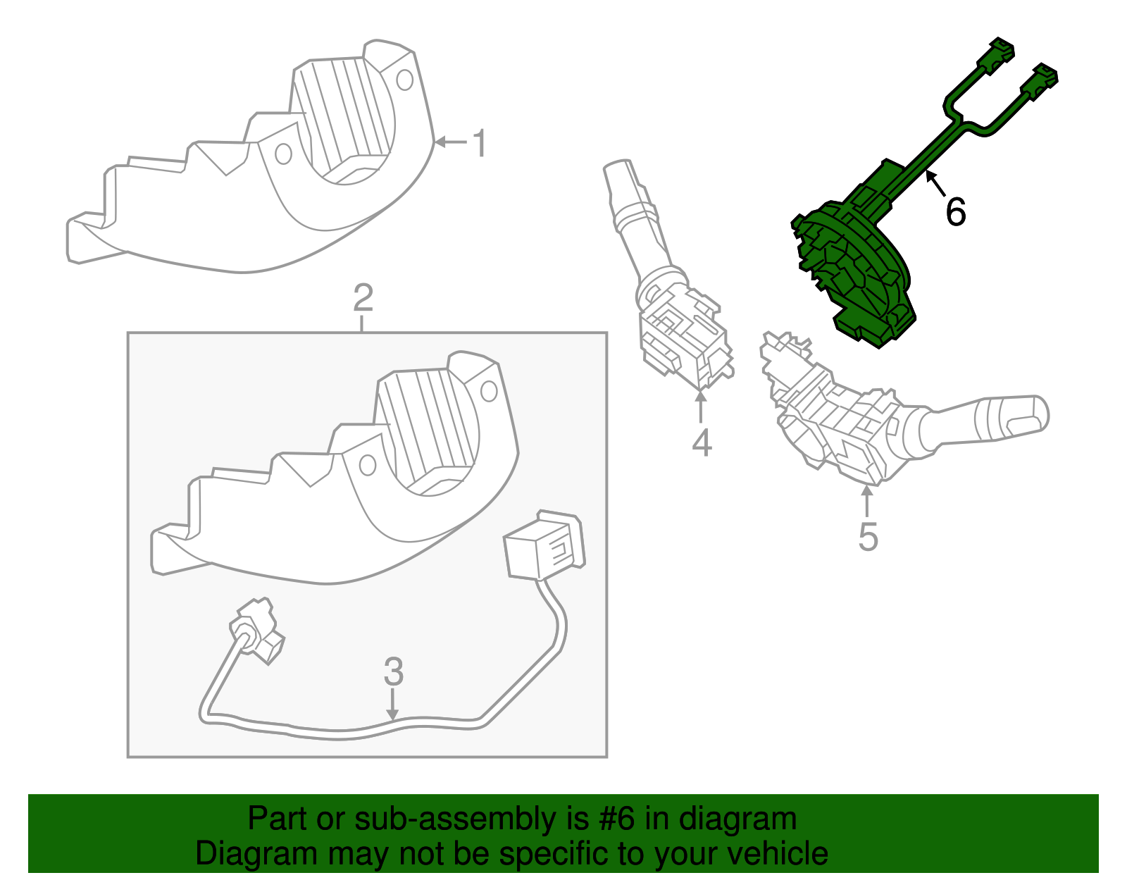 Clock Spring - Kia (93490 3R325)