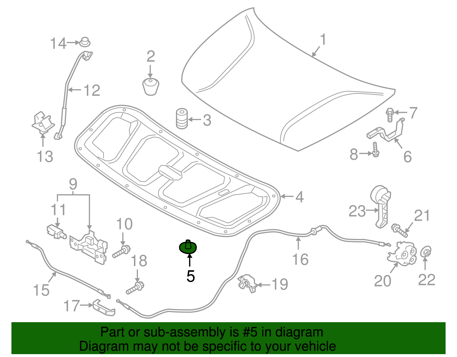 Insulator Retainer Clip - Kia (81126-37010)