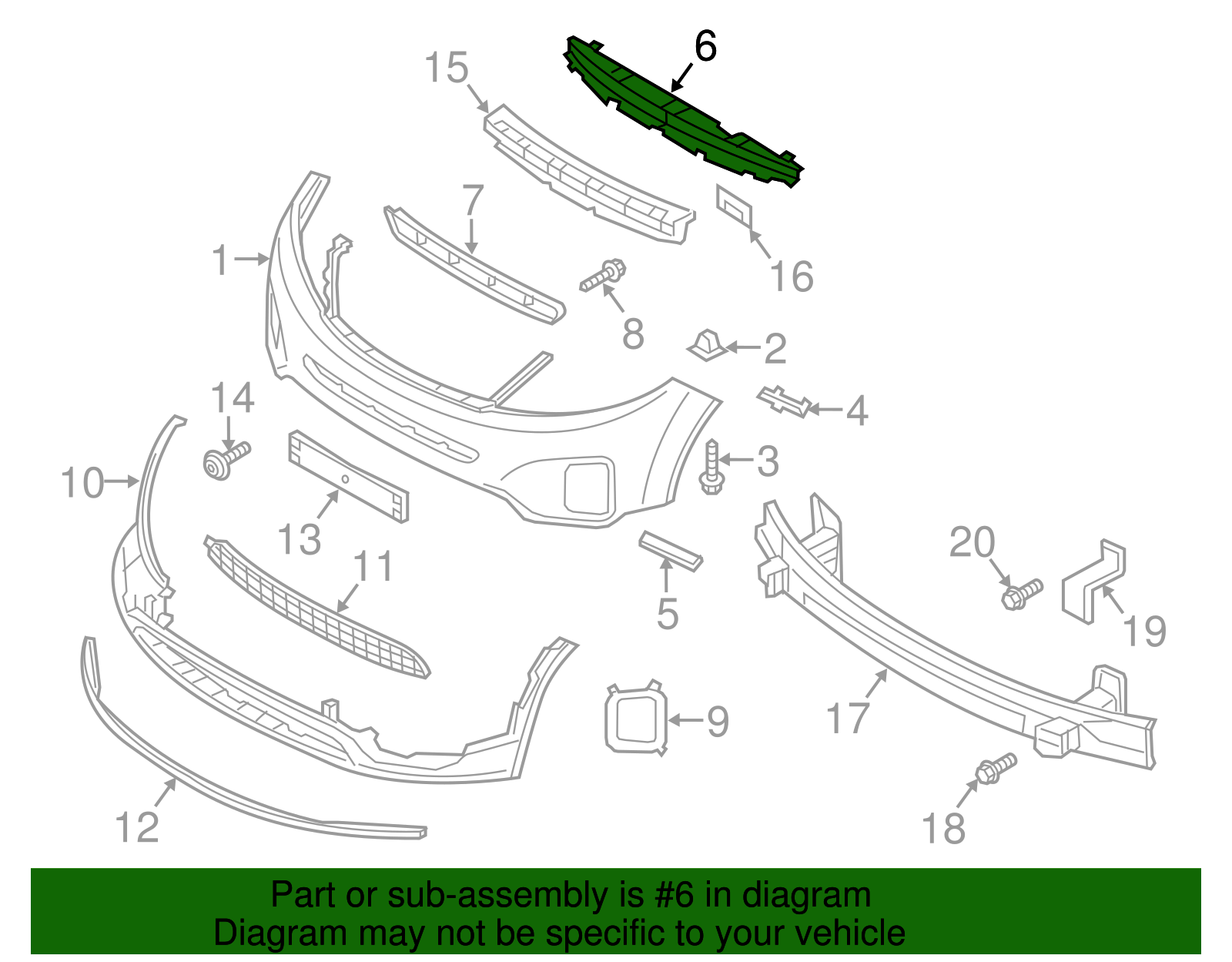 Lower Bracket - Kia (86575-1U700)