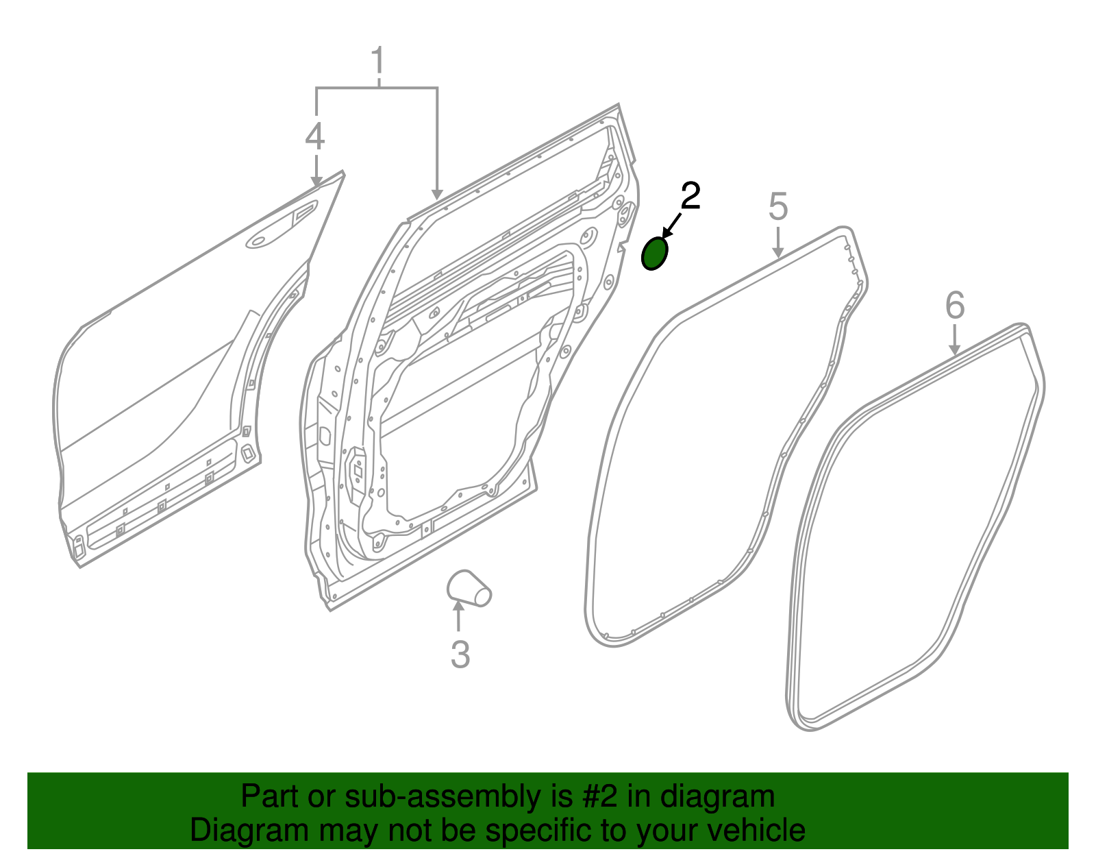 Door Shell Plug - Kia (83397-2H000)