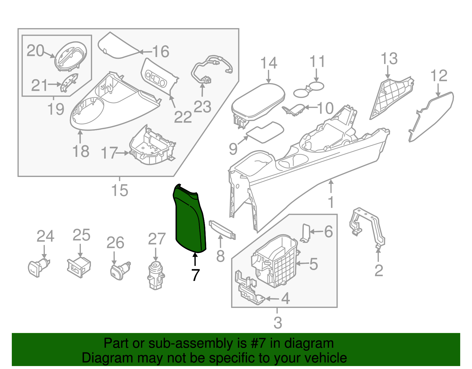 Rear Cover - Kia (84670-B2AA0EQ)