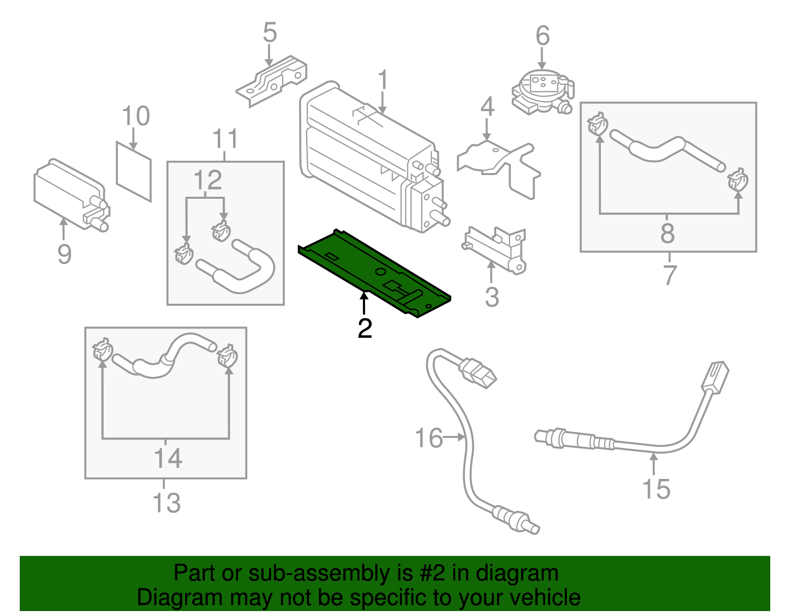 Vapor Canister Protector - Kia (31425-2T500)