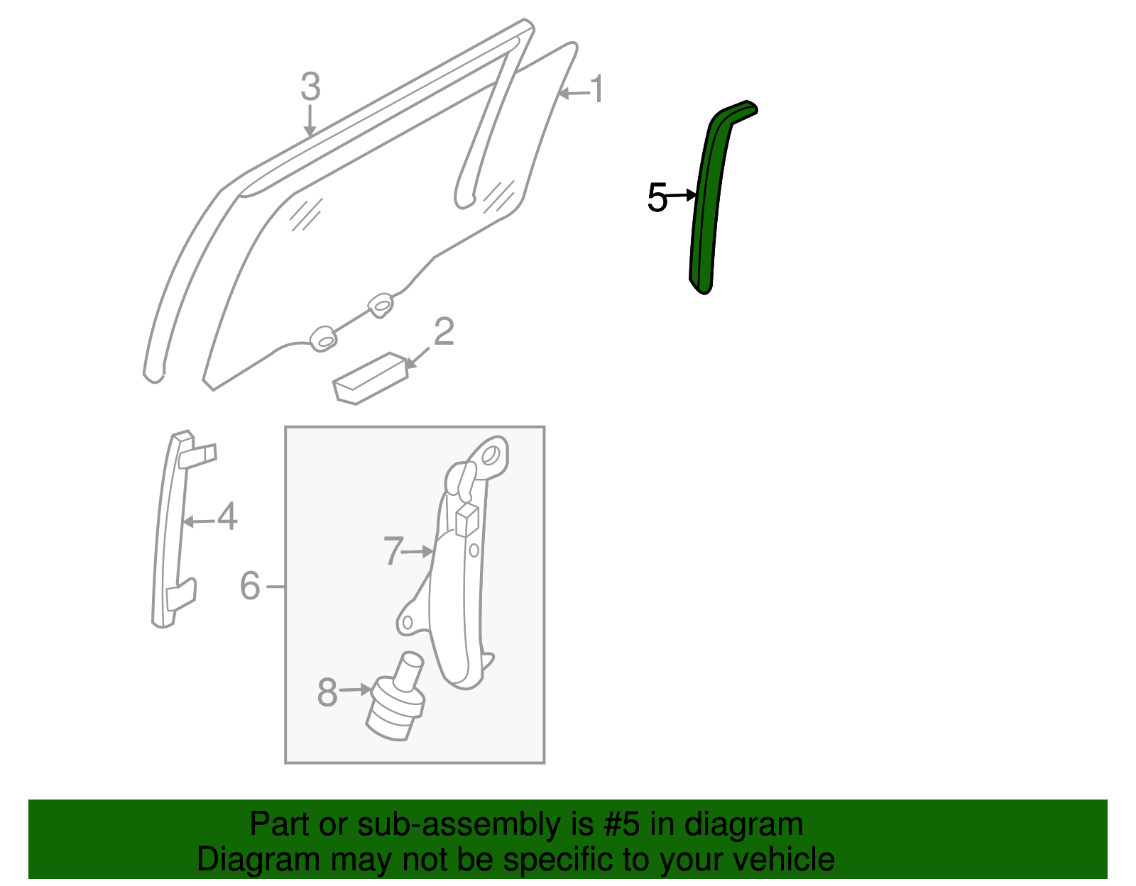 Rear Guide - Kia (83560-4D000)