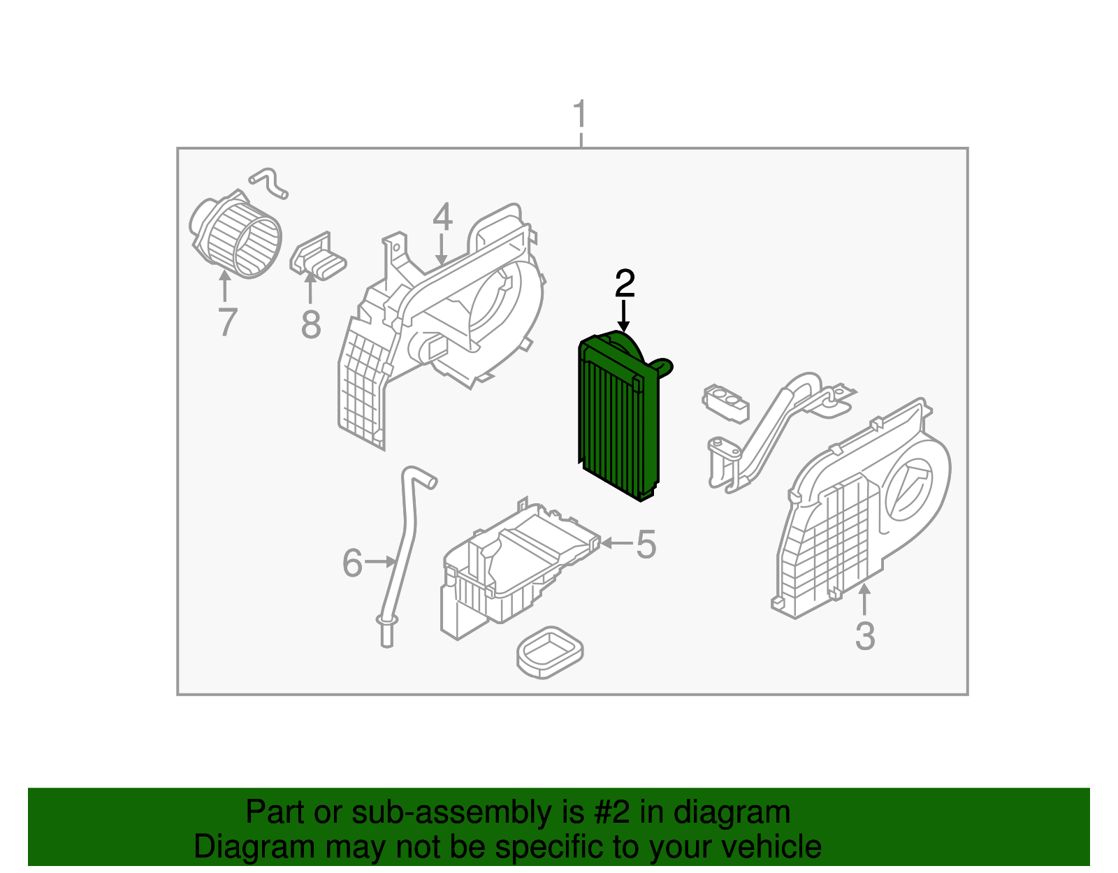 Evaporator Core - Kia (97927-1U010)