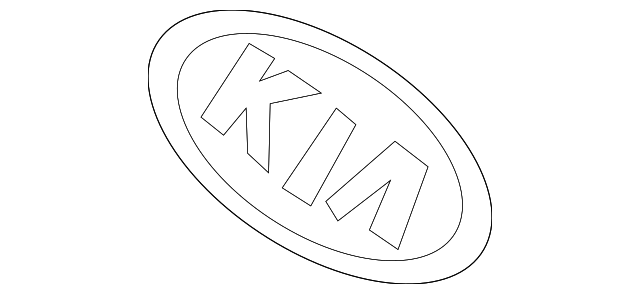 Nameplate - Kia (86353-4D700)