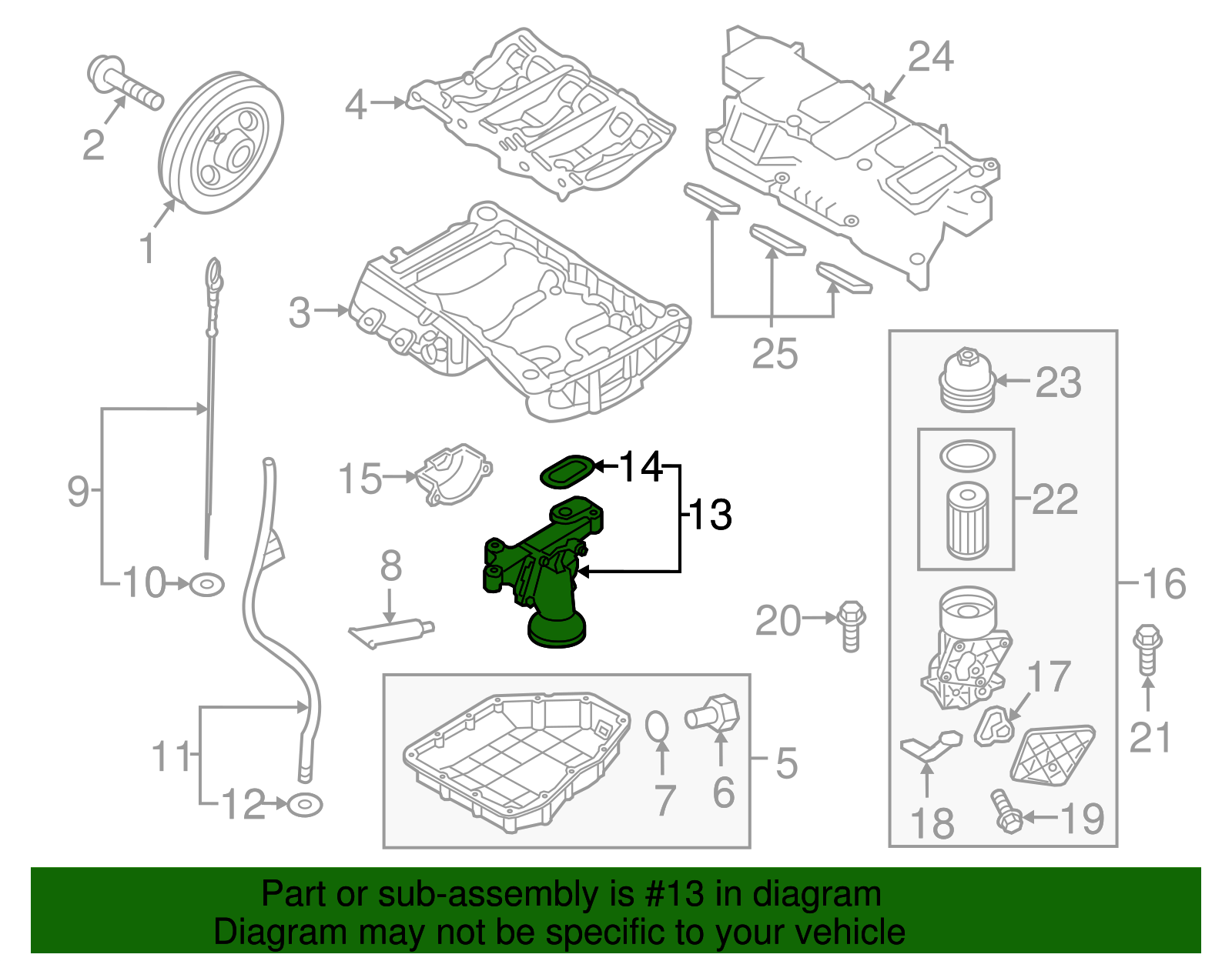 Oil Pump - Kia (21310-3CBA0)