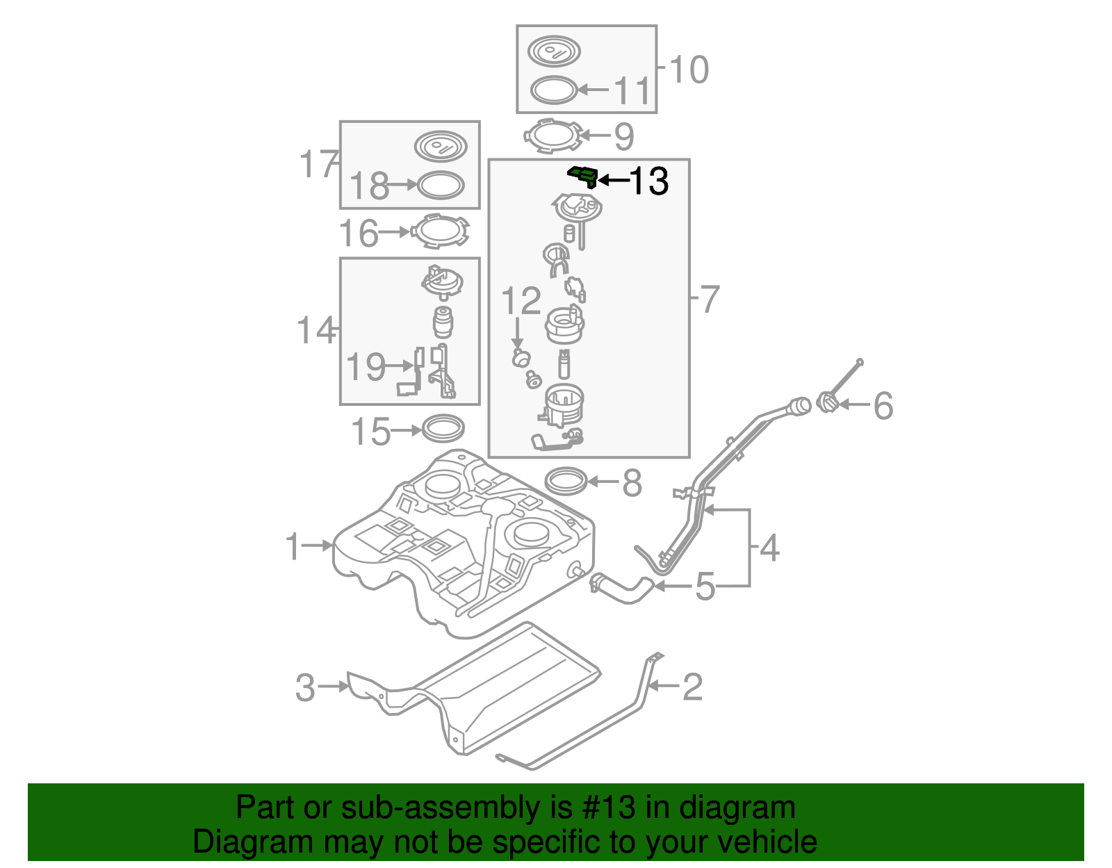 Pressure Sensor - Kia (31435-3K600)