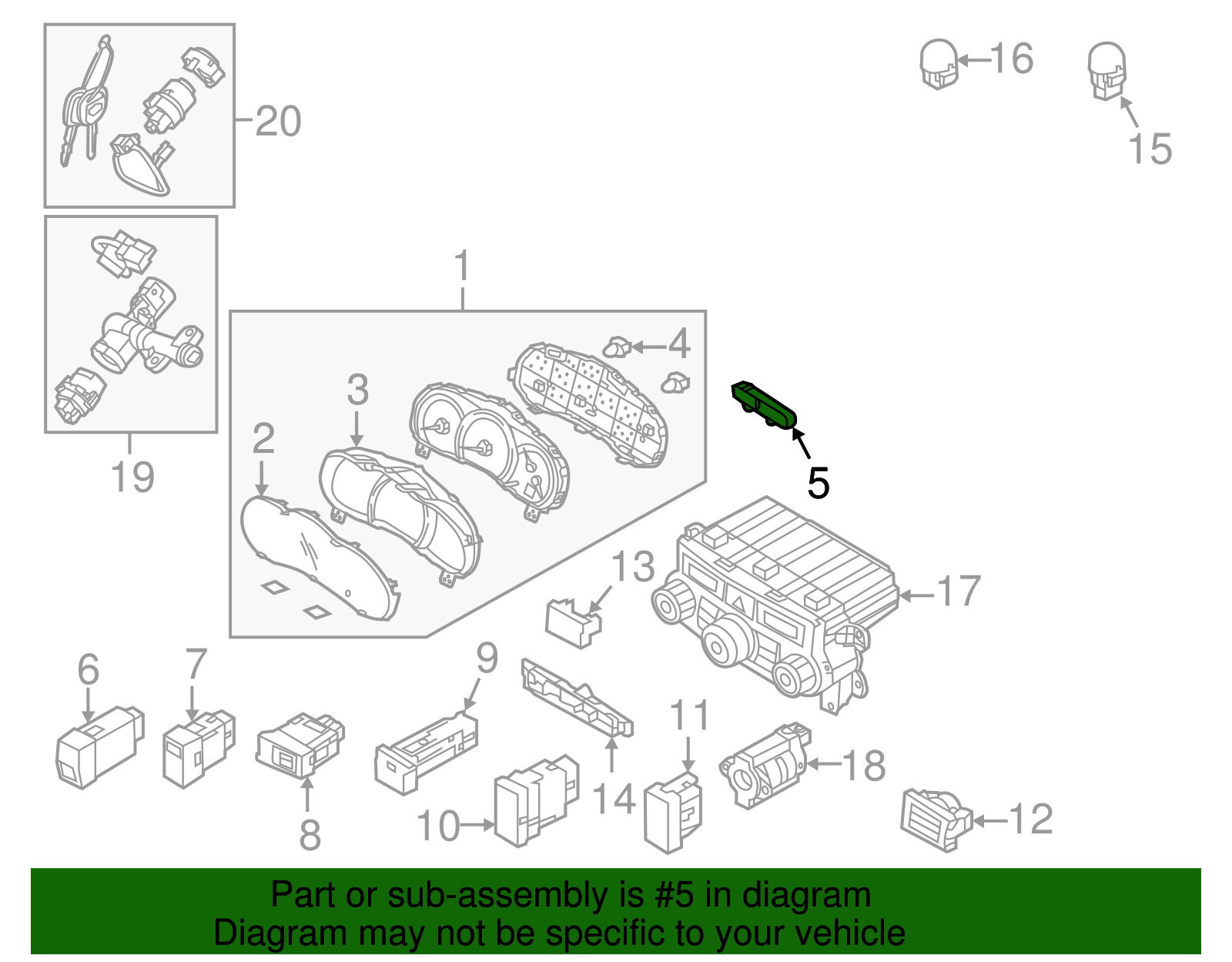 Clock - Kia (94510-4D450)