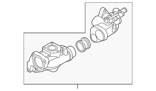 Thermostat Housing - Kia (25620-3CAA0)
