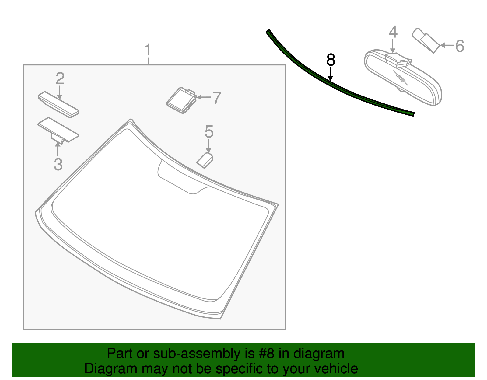 Reveal Molding - Kia (86131-B2000)