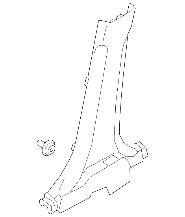 Lower Center Pillar Trim - Kia (85845-B2500EQ)