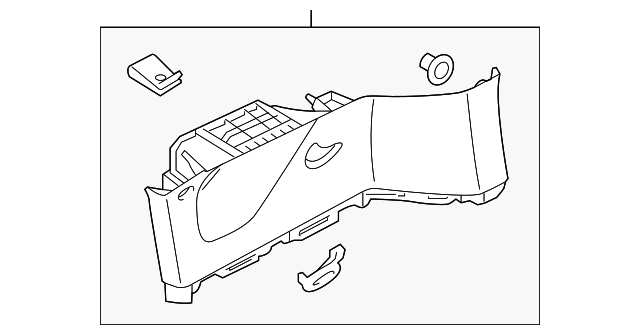 Upper Quarter Trim - Kia (85850-B2100EQ)