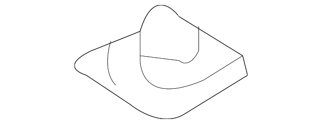 Tail Gate Trim Nut - Kia (13357-04017B)
