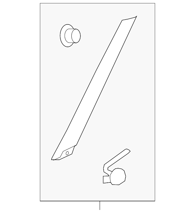 Pillar Trim - Kia (86170-B2000)