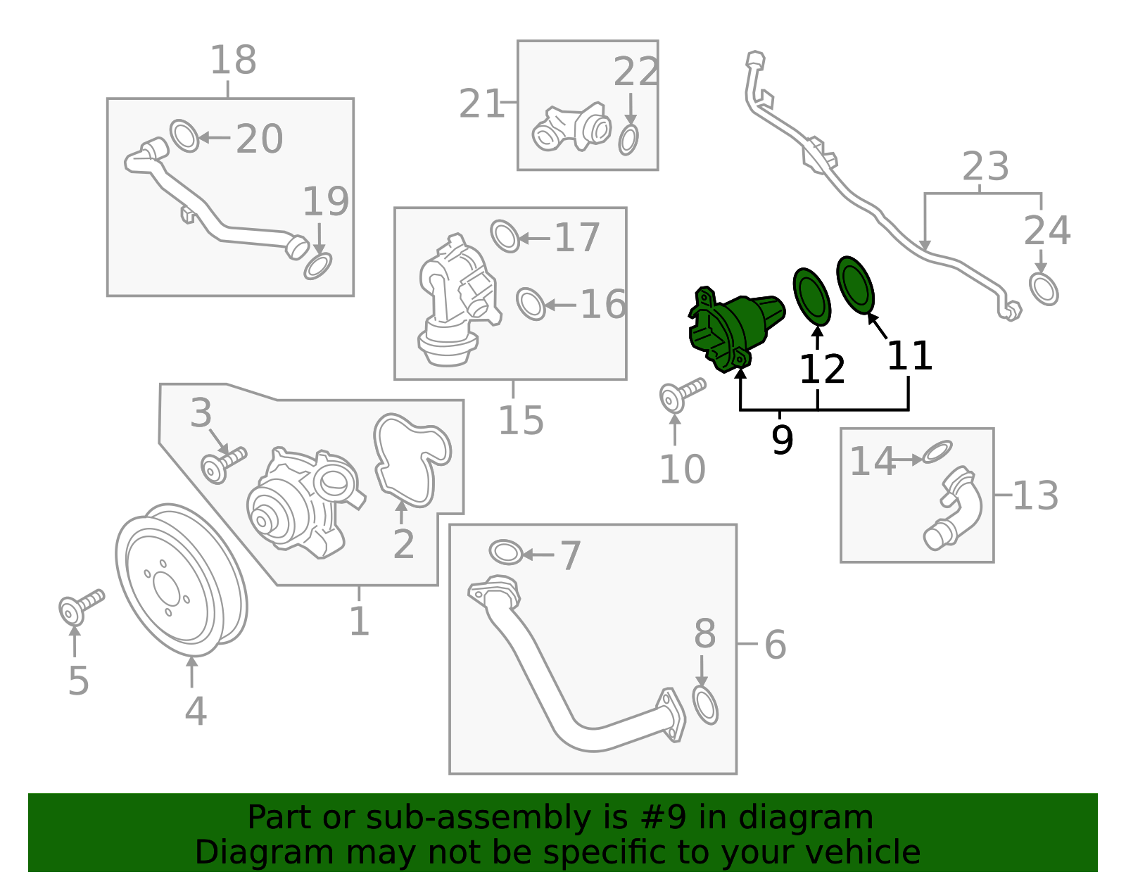 Thermostat Housing - Porsche (PAB-121-115-E)
