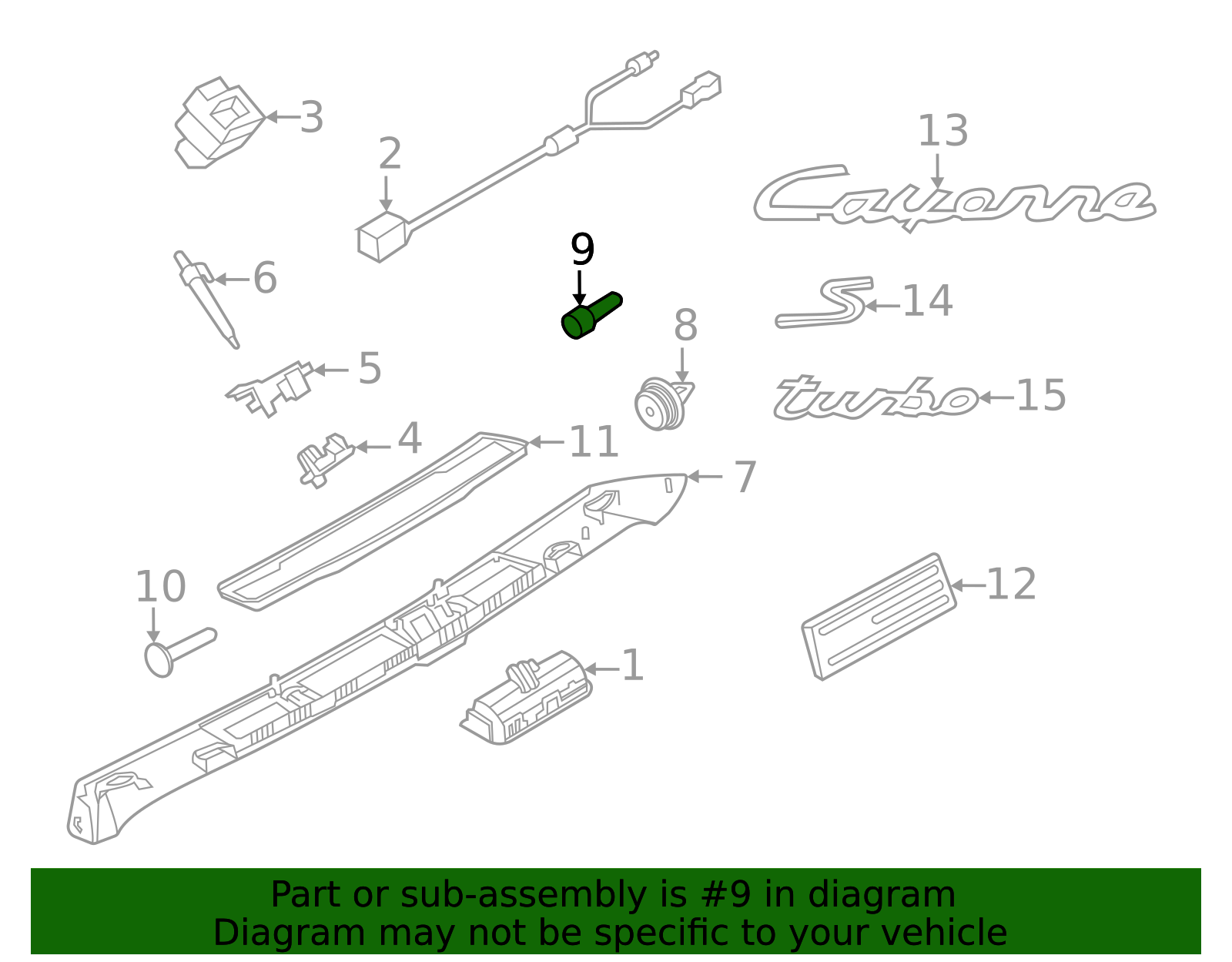 Handle Plug - Porsche (9Y3-827-951)
