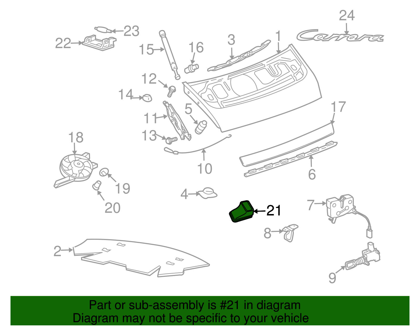 Air Duct - Porsche (997-110-261-40)