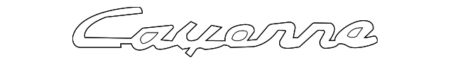 Nameplate - Porsche (9Y3-853-675-Q)