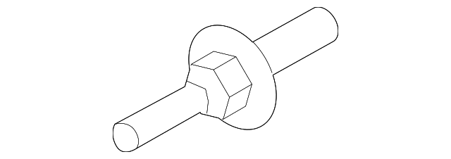 Guard Bracket Stud - Porsche (N-911-251-02)