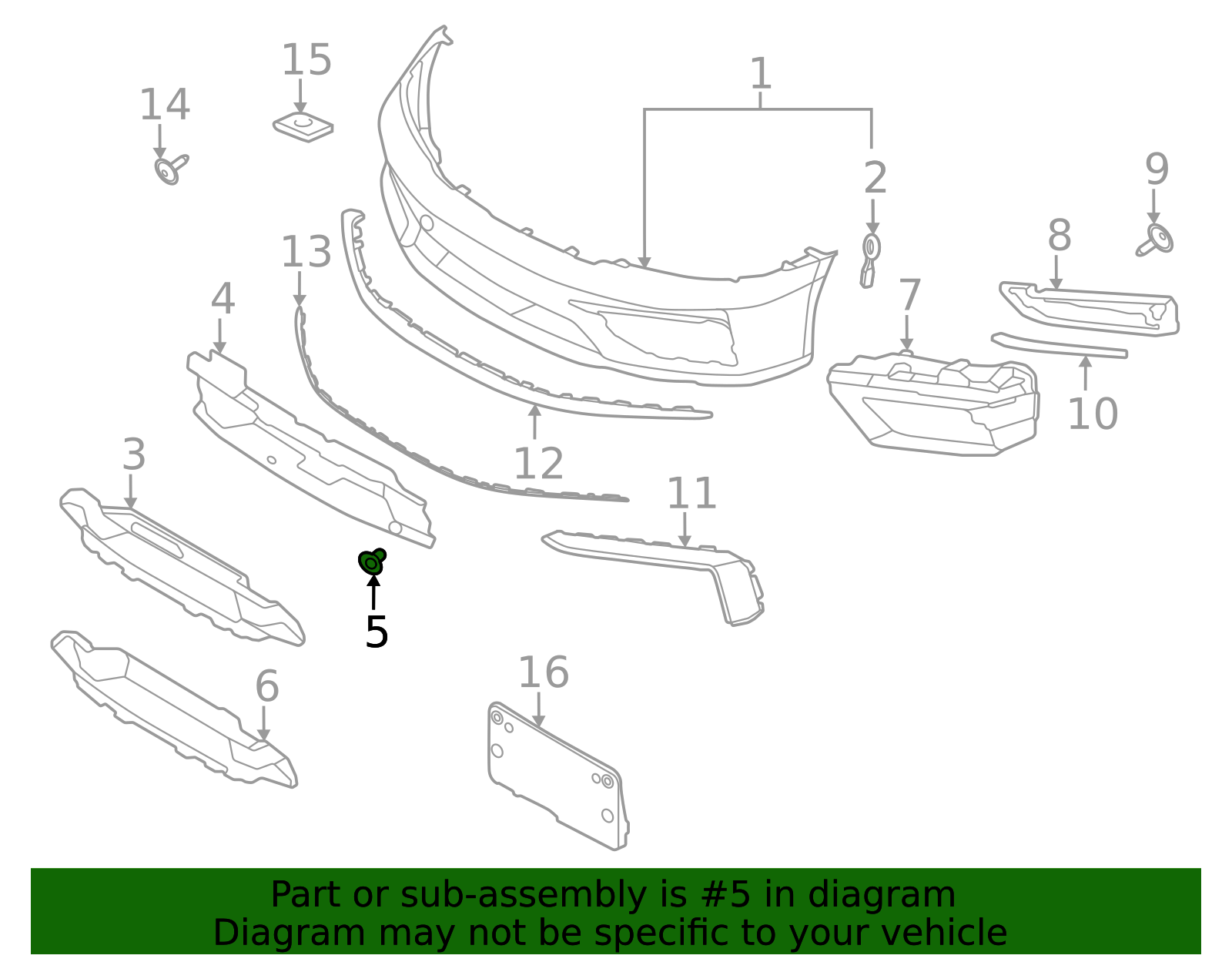 Center Bracket Plug - Porsche (992-807-379-A-OK1)