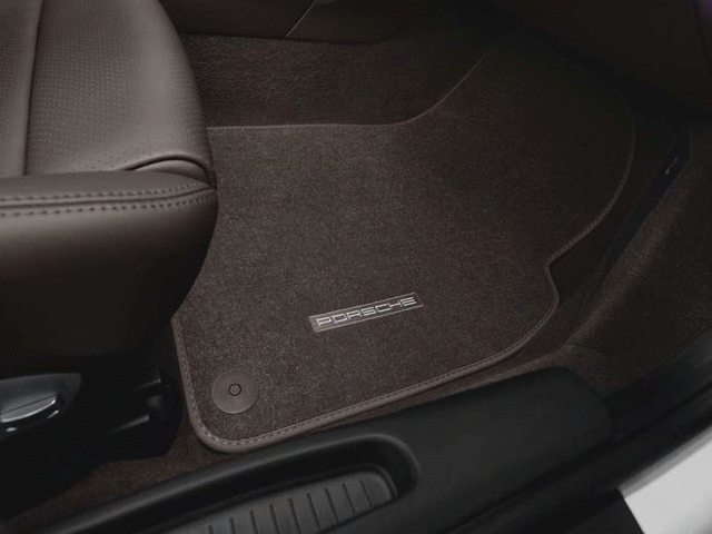 1 Set Foot Mats Blac - Porsche (991-551-613-10-A75)