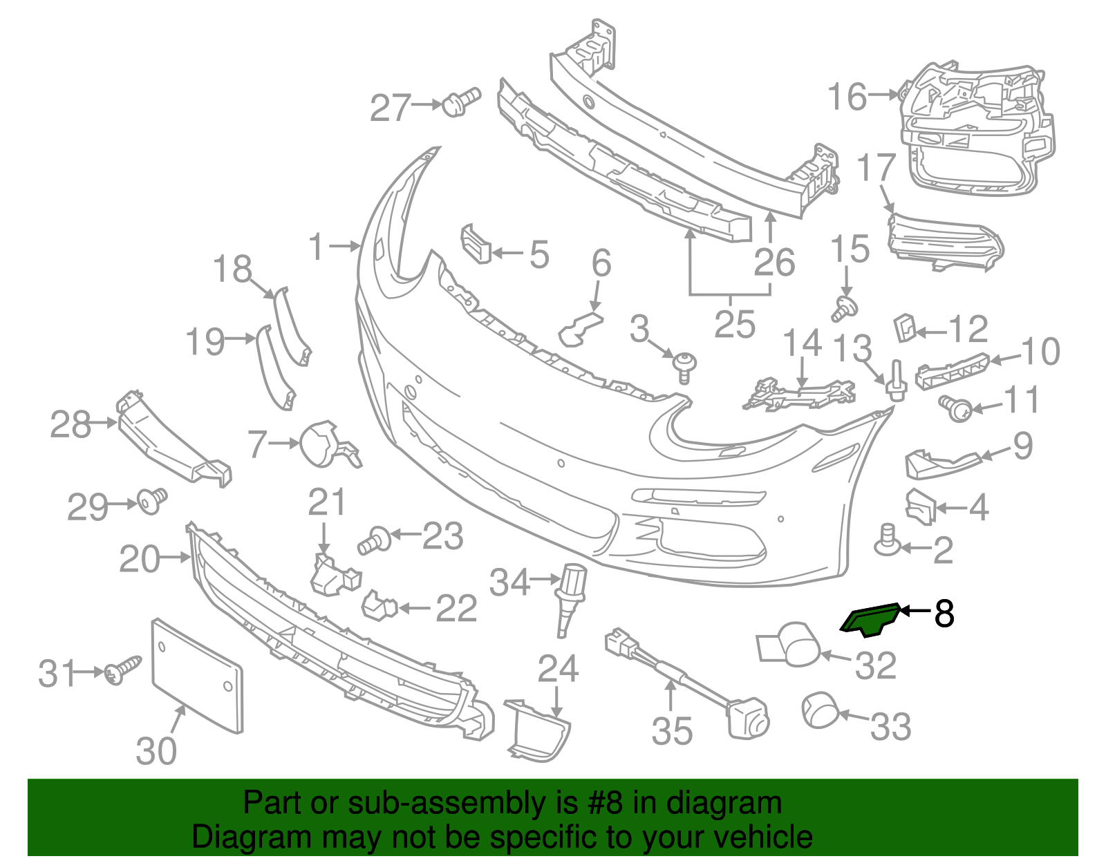 Lmp Washer Cover - Porsche (970-505-731-00-G2X)