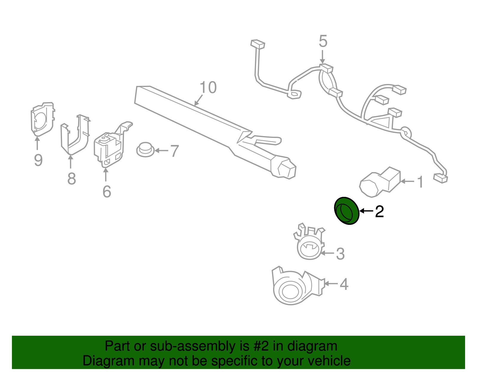 Park Sensor Seal - Porsche (7PP-919-133)