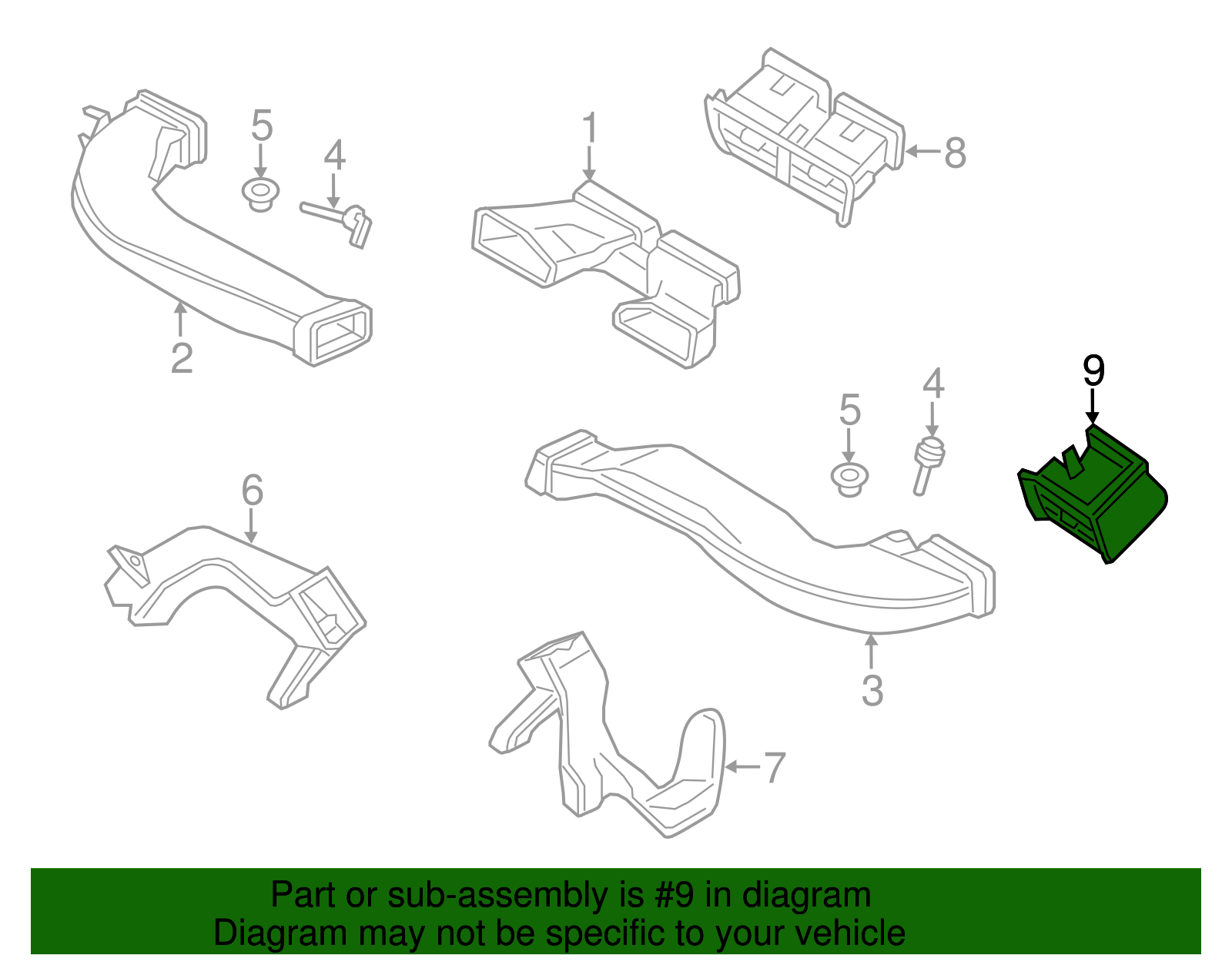 Outer Grille - Porsche (991-552-131-00-DAP)