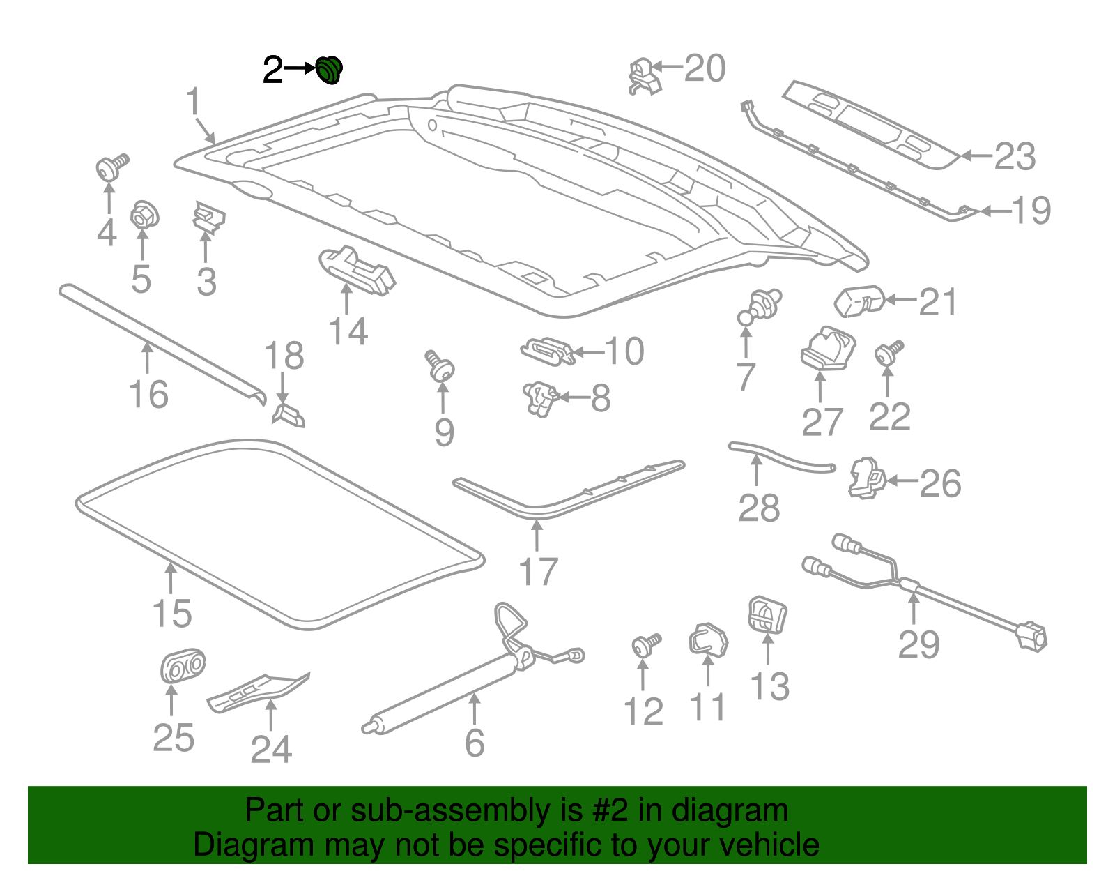 Lift Gate Bumper - Porsche (971-827-069-A)