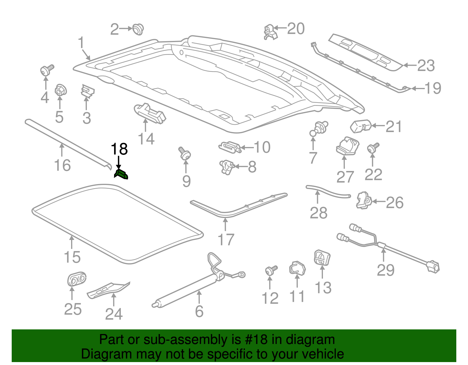 Side Weather-Strip Retainer - Porsche (971-827-785-C)
