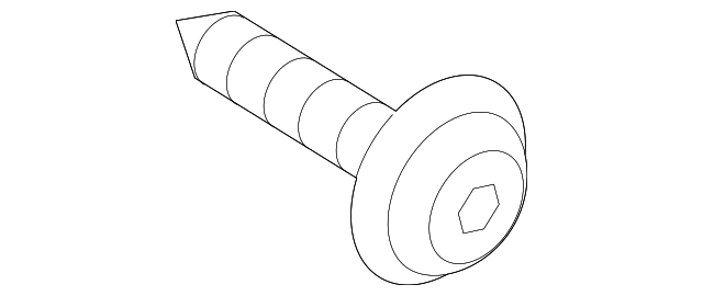 Upper Hinge Bolt - Porsche (PAF-008-485)