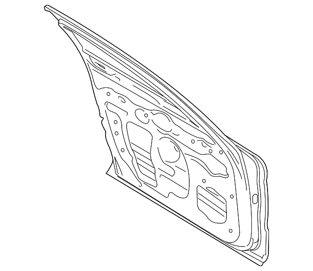Door Shell - Porsche (971-831-022-AY-GRV)