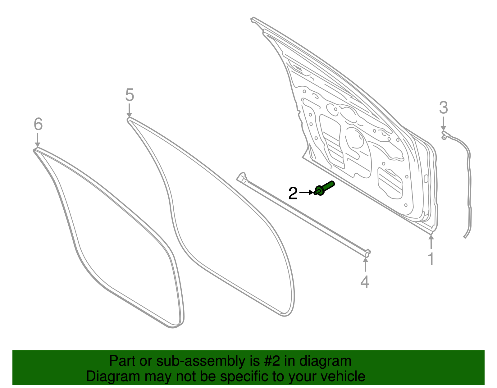 Door Shell Stop - Porsche (9A7-860-385-00)