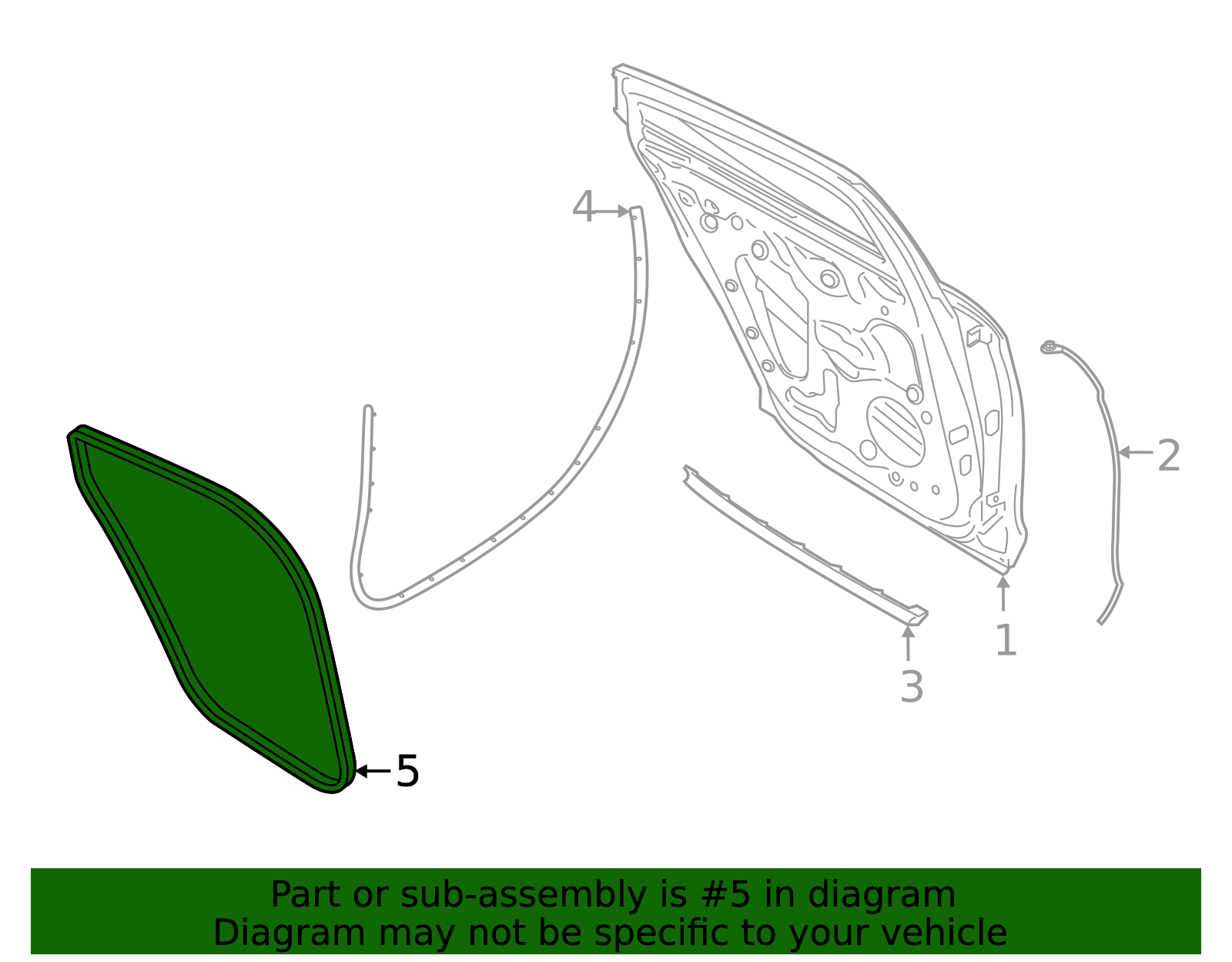 Weather-Strip On Body - Porsche (9J1-833-721-AY)