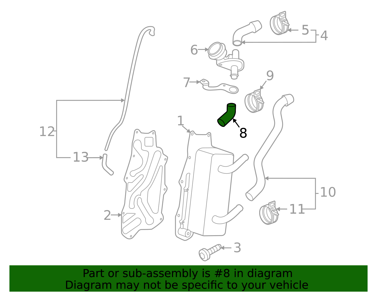 Water Inlet - Porsche (992-317-186-B)