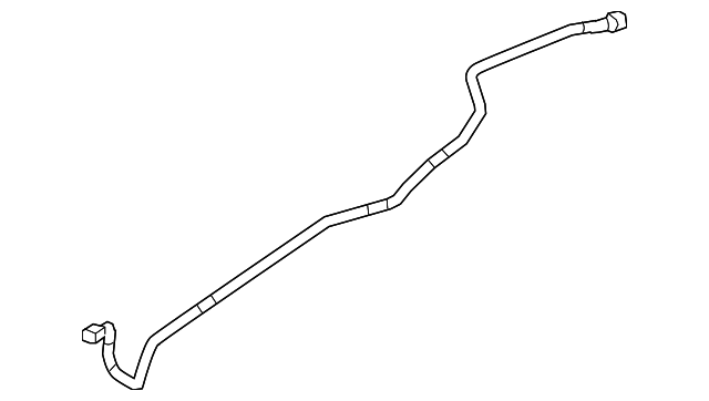 Engine Coolant Overflow Hose - Porsche (970-106-310-15)
