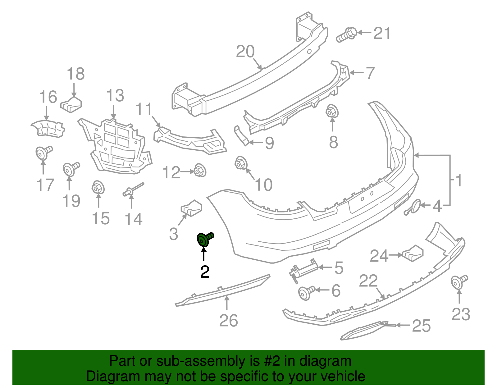 Ft Fender Liner Screw - Porsche (9A7-007-517-00)